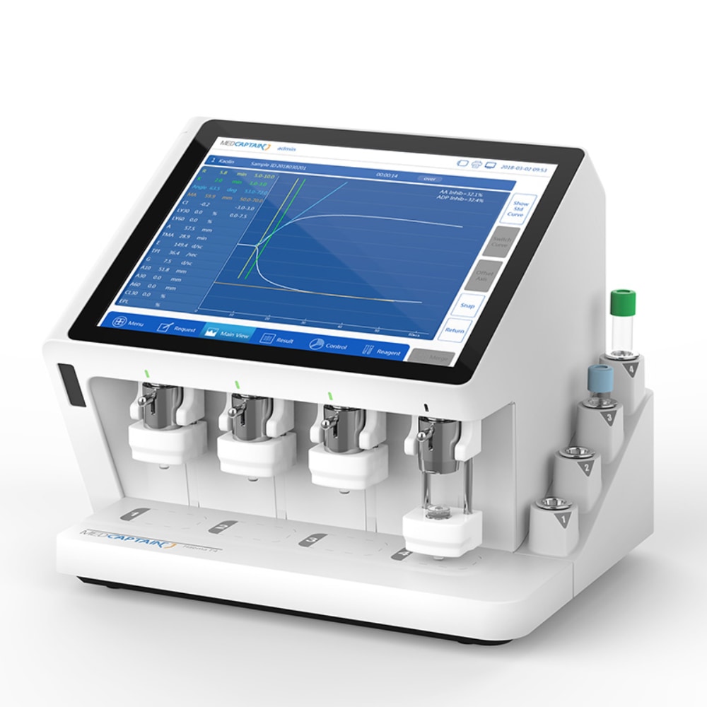 Medcaptain Haema T4 – полуавтоматический тромбоэластограф